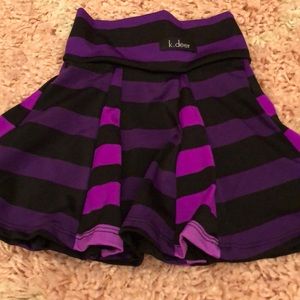K deer purple skirt xs 3-4t
